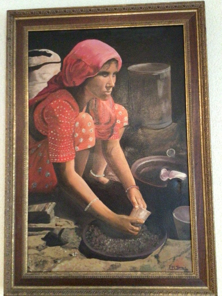 Schilderij, Antiek en Kunst, Doek, Portret of Personen, Ophalen of Verzenden, Olieverf