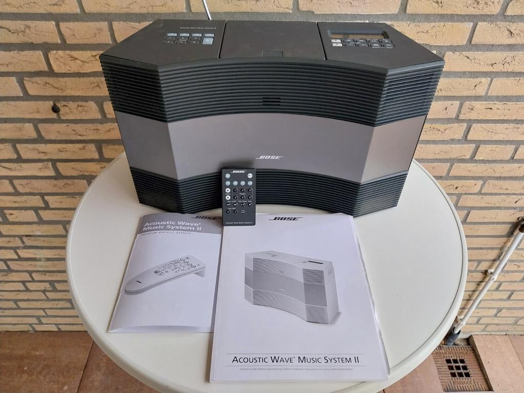 Bose Acoustic Wave Music System II met afstandsbediening, Gebruikt, Tuner of Radio, Microset, Ophalen