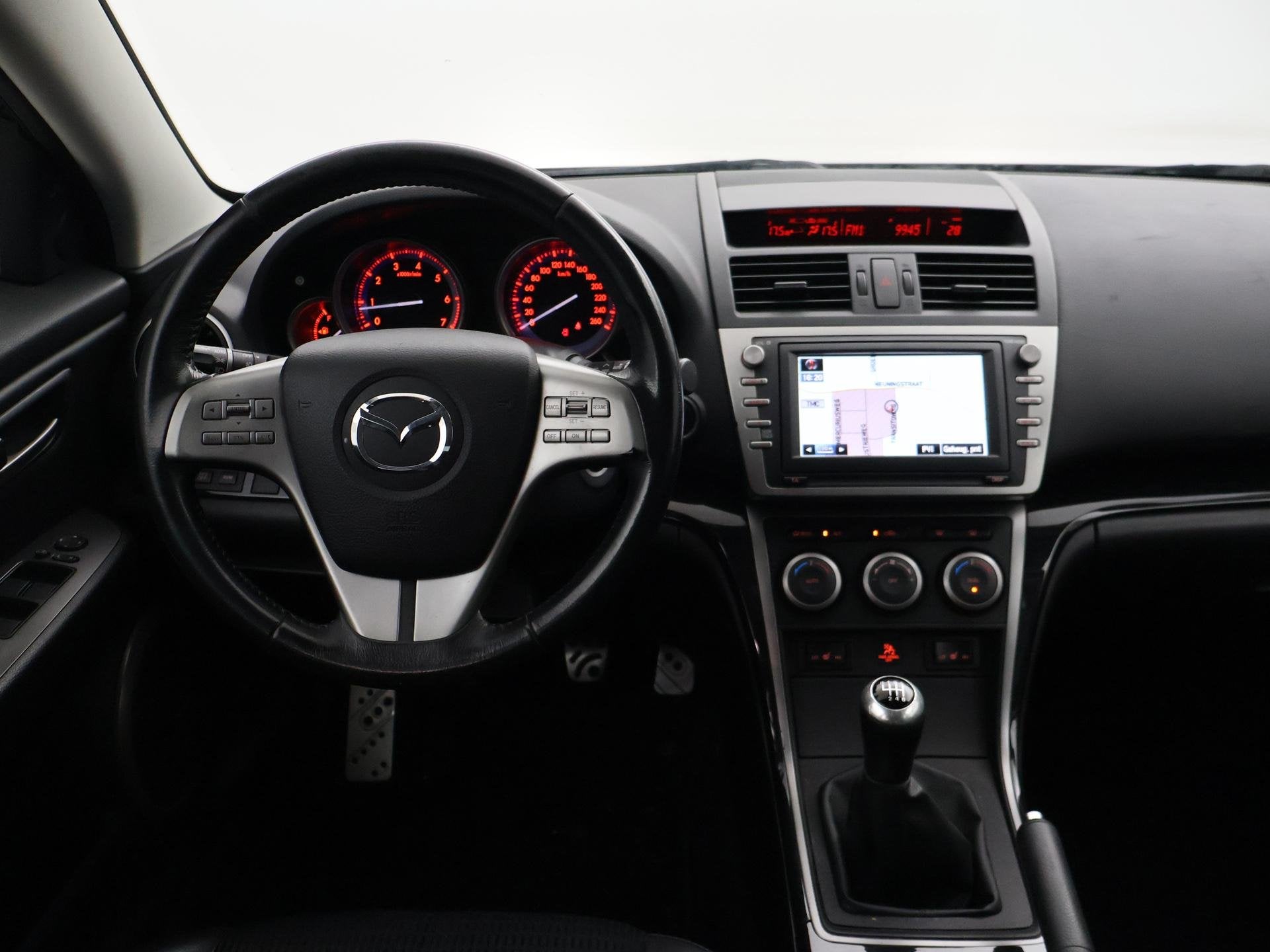Mazda 6 Sportbreak 2.5 S-VT GT-M 170 PK BOSE | TREKHAAK | ST, Gebruikt, Zwart, 4 cilinders, 6 sportbreak