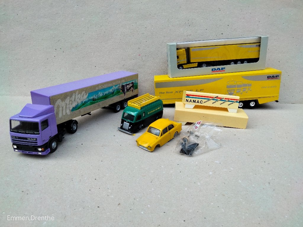 LION TOYS  = LOOP OF SLOOP ONDERDELEN  DAF, Hobby en Vrije tijd, Ophalen of Verzenden, Gebruikt, Bus of Vrachtwagen, Lion Toys