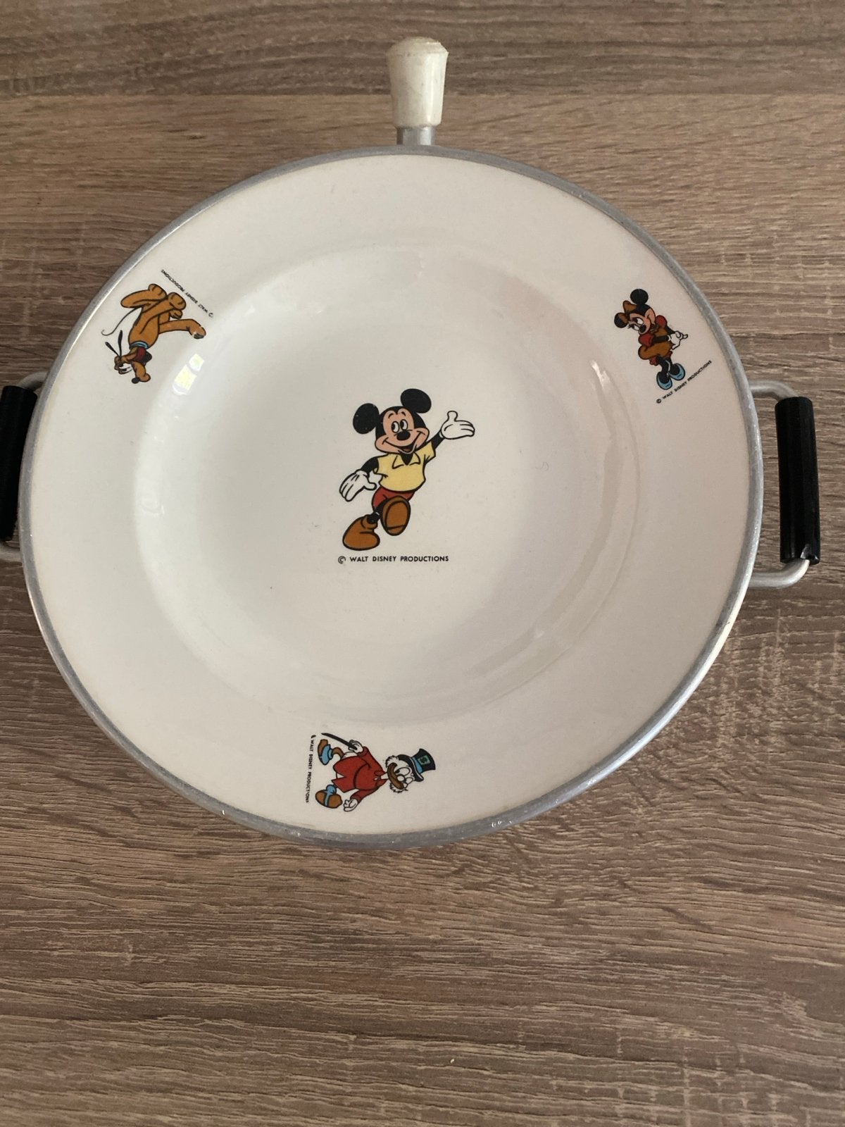 Vintage Mickey Mouse Kinderbord - Disney Productions, Ophalen of Verzenden, Gebruikt
