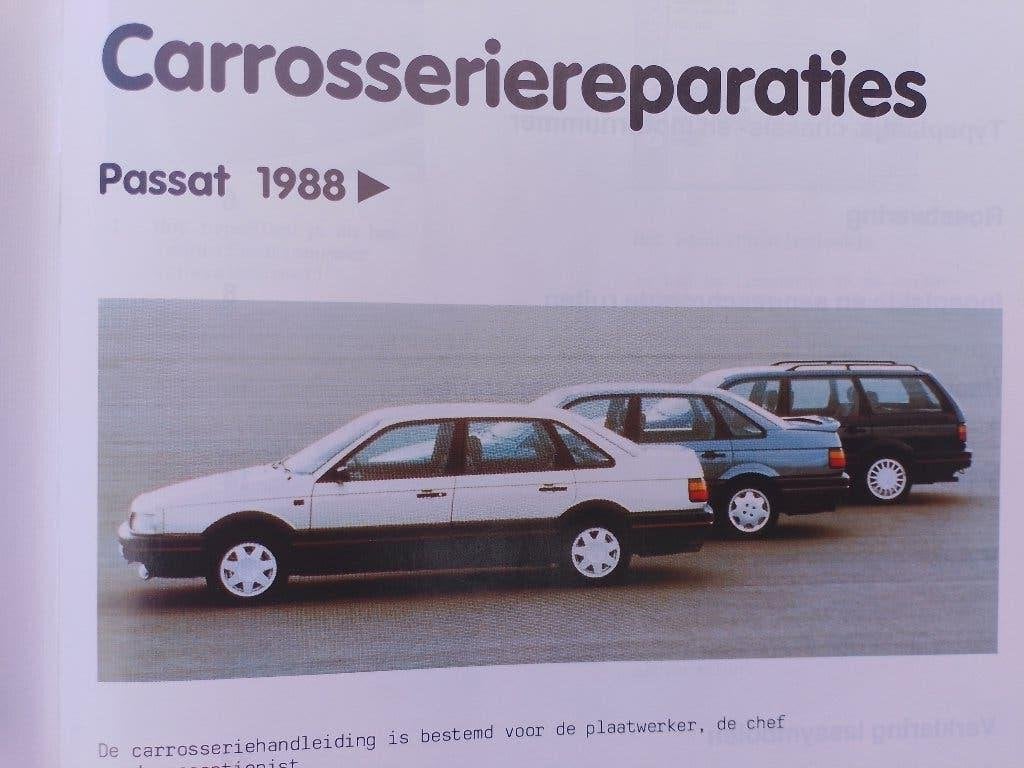 Vw Passat B3 dealer werkplaatsboek Carrosserie reparatie's, Ophalen of Verzenden, Gelezen, Volkswagen