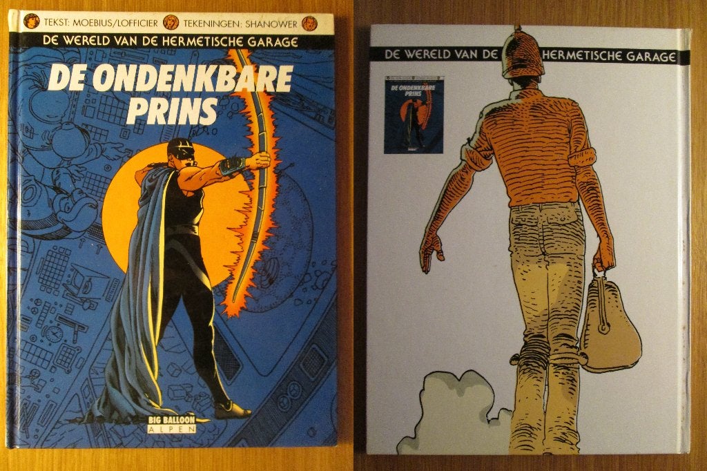 De hermetische garage 1 - De ondenkbare prins (HC), Gelezen, Eén stripboek, Ophalen of Verzenden, Moebius