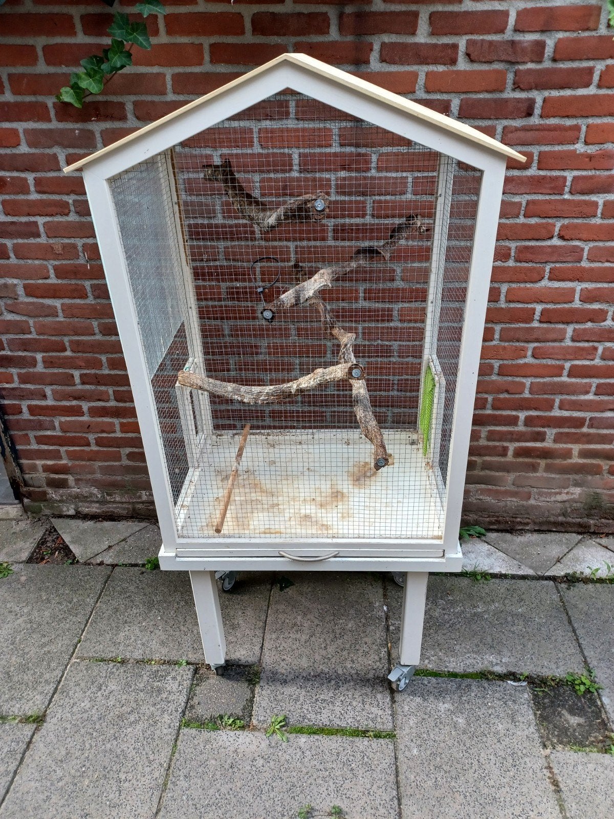 vogel kooi is verrijdbaar, Ophalen of Verzenden, Metaal, Vogelkooi