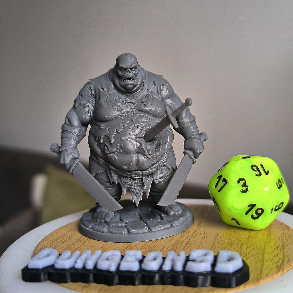 Dungeons & Dragons, D&D, HQ Ogre Zombie, Hobby en Vrije tijd, Wargaming, Ophalen of Verzenden