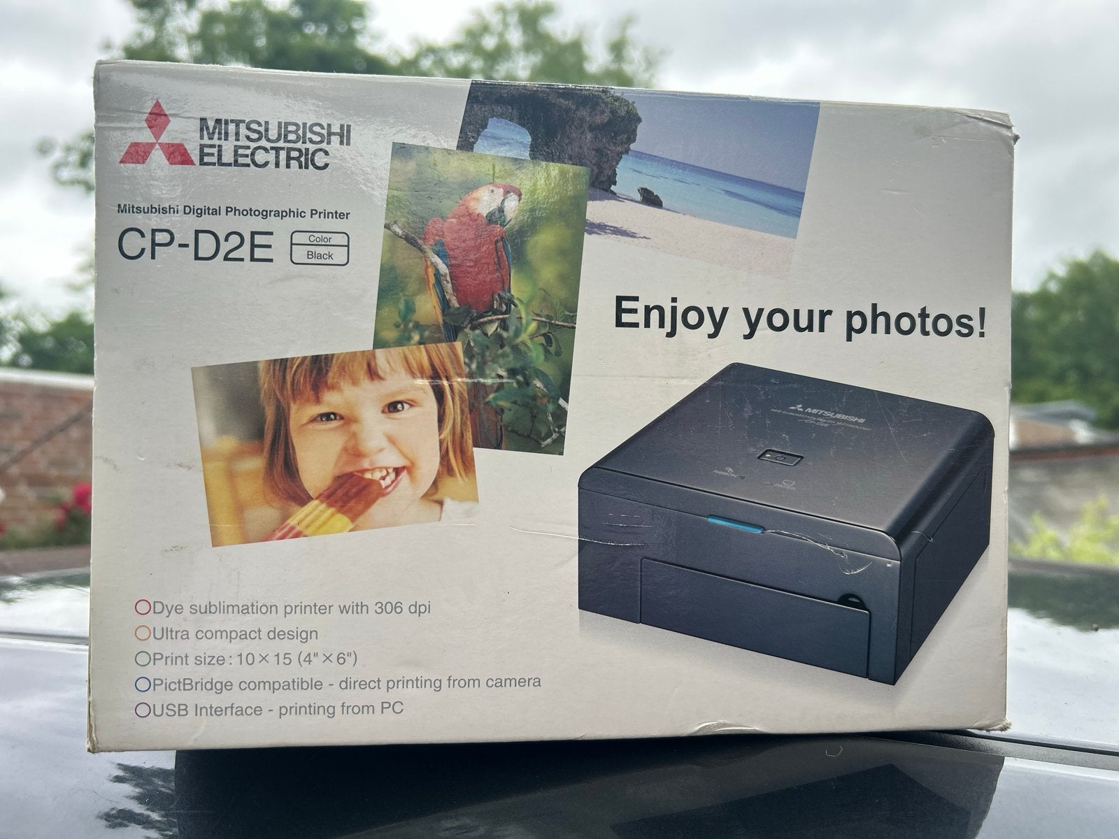 Mitsubishi CP-D2E Digitale Fotoprinter - Compact & USB, Gebruikt, Fotoprinter, PictBridge, Kleur printen