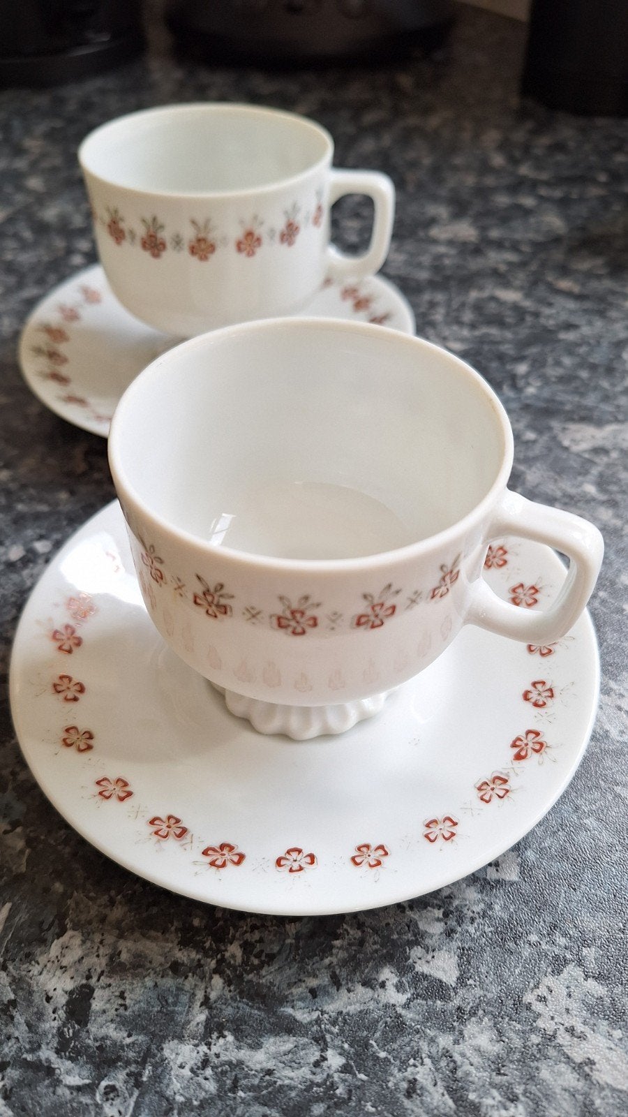 Vintage / retro kop en schotel porselein, Antiek en Kunst, Ophalen