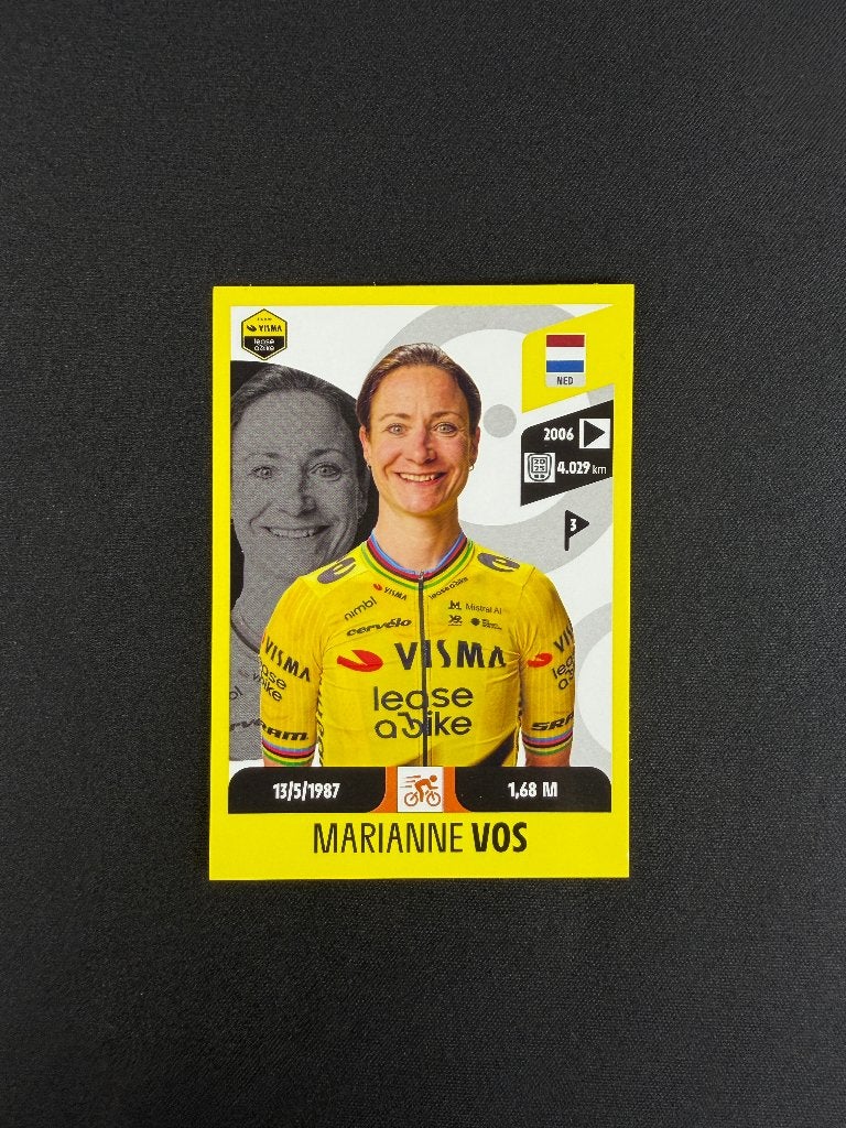 Marianne Vos Panini Tour de France 2026 Sticker Visma, Verzenden, Zo goed als nieuw, Overige sporten, Poster, Plaatje of Sticker