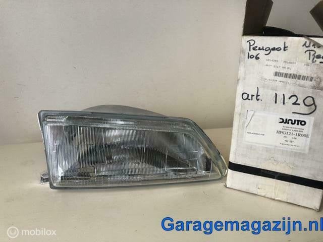 Koplamp H4 Peugeot 106 Hatchback ‘91-‘96 rechts HPG121-1R00E, Nieuw, Ophalen of Verzenden, Peugeot, Peugeot