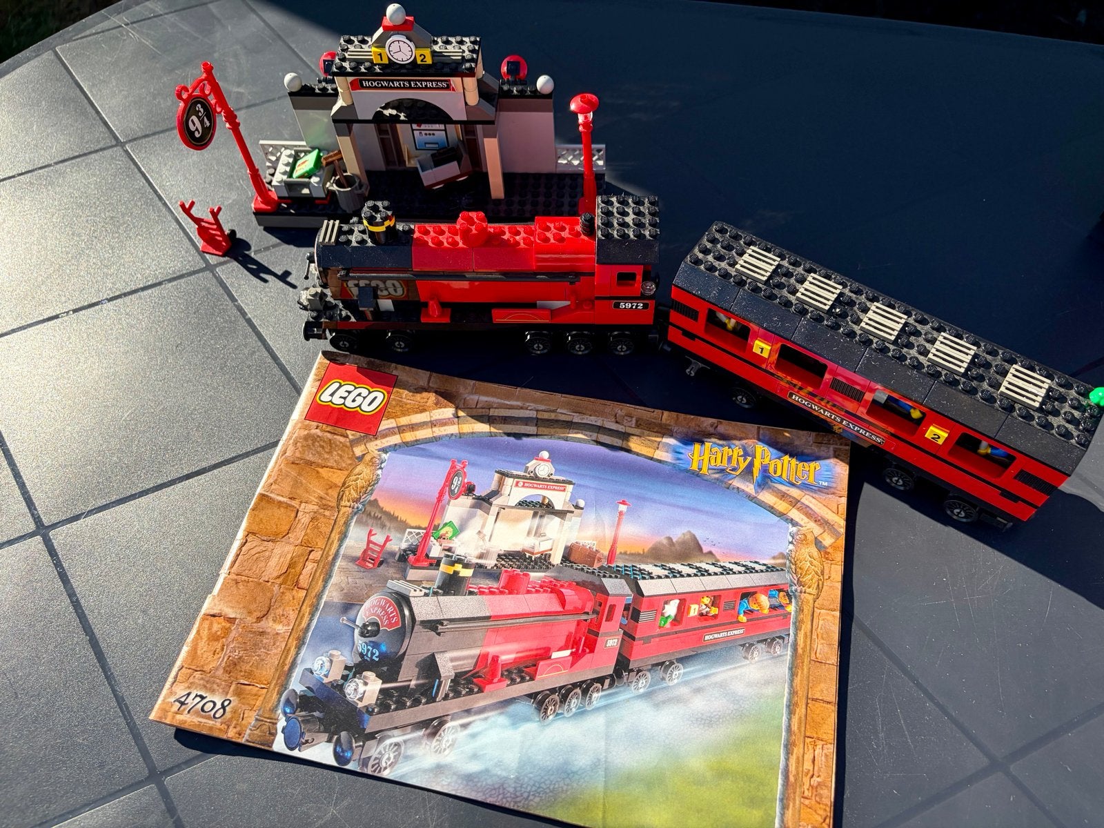 Retro LEGO Harry Potter 4708 Hogwarts Express (nagenoeg comp, Inclusief minifiguren, Gebruikt, Lego, Harry Potter
