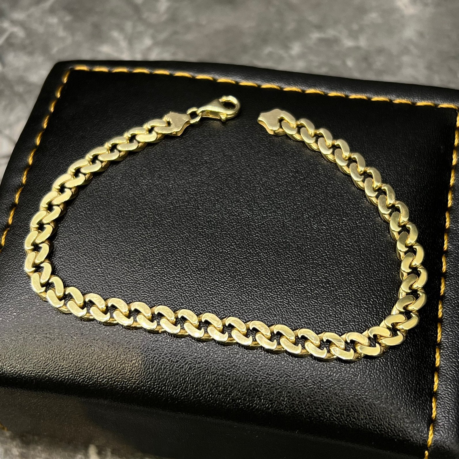 14k gouden armband gourmet schakel nieuw, Ophalen of Verzenden, Nieuw, Goud