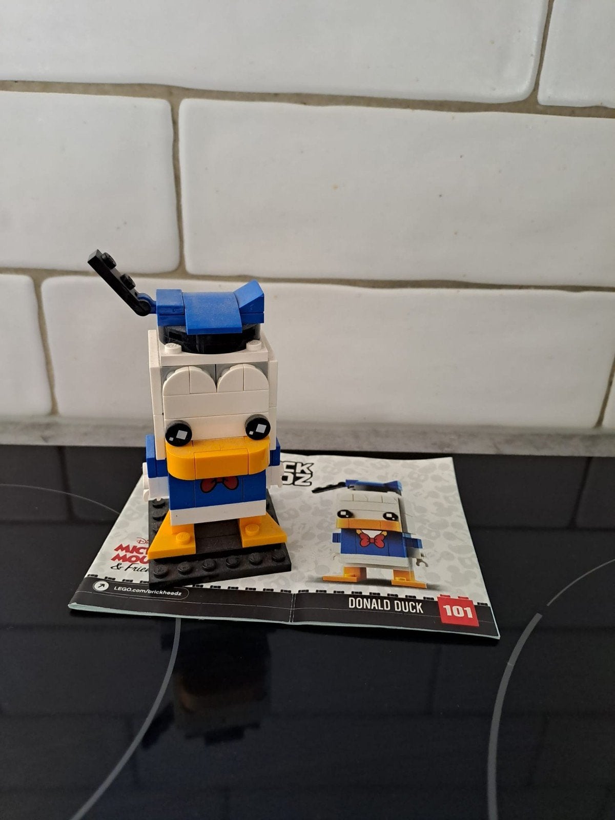 Brickheadz donald duck, Ophalen of Verzenden, Zo goed als nieuw