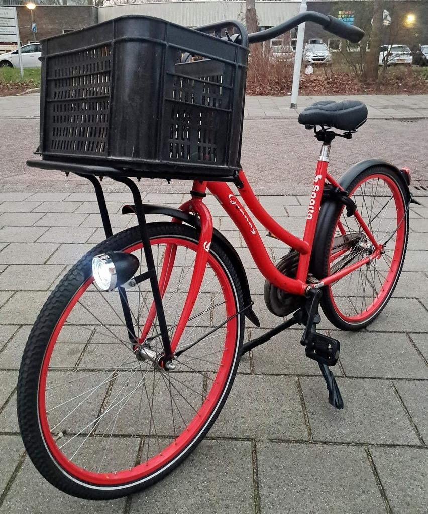 SPARTA⭐Mooie Stevige 26 inch,Frame 43cm Complete MeisjesBike, Fietsen en Brommers, Terugtraprem, Sparta, Zo goed als nieuw, Ophalen