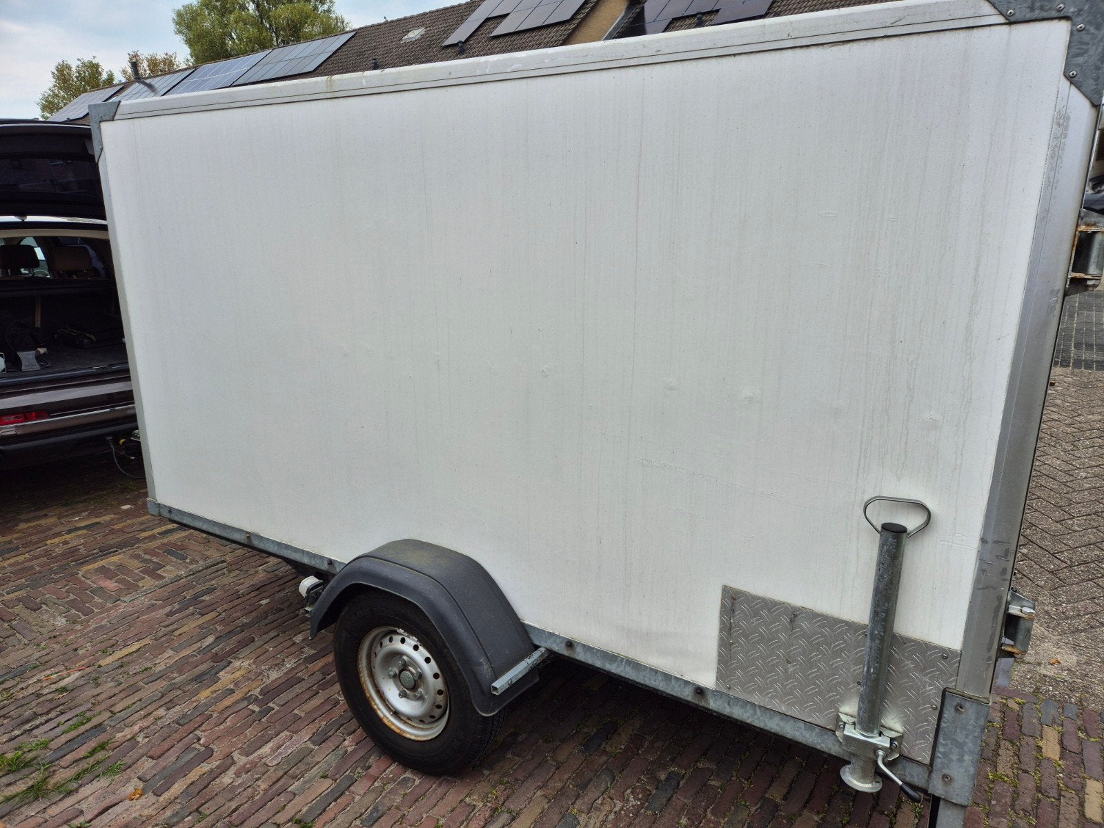 Compacte gesloten aanhangwagen - Ideaal voor transport, Ophalen, Gebruikt