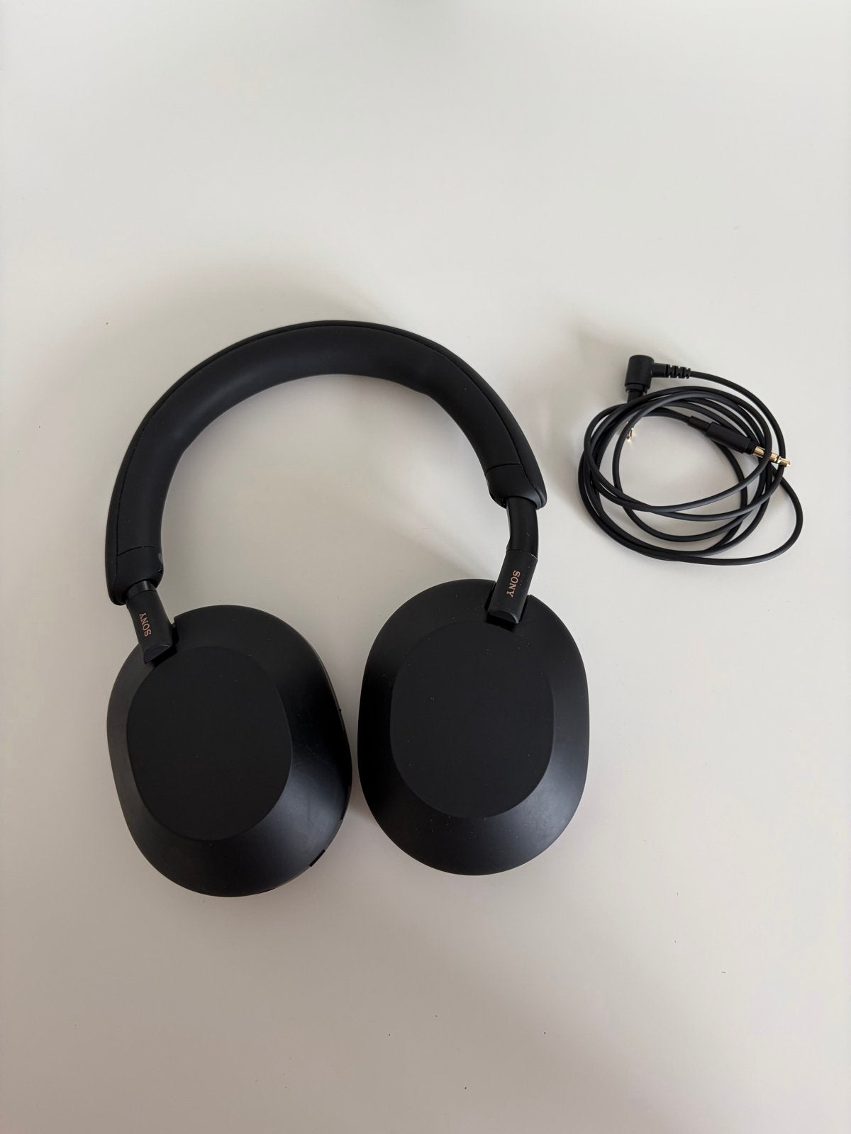 Sony WH-1000XM5 zwart koptelefoon noise cancelling, Ophalen, Gebruikt, Draadloos, Zwart