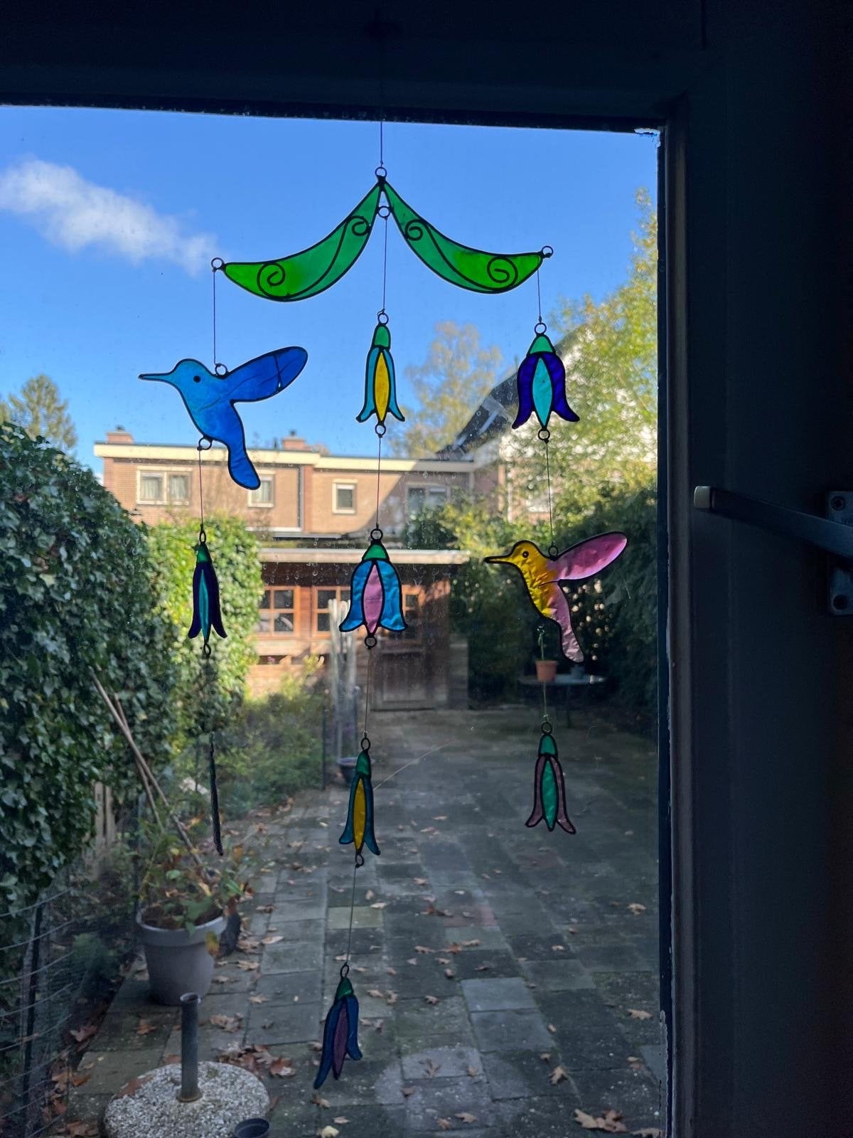 Kleurrijke Glas-in-lood Hanger, Ophalen, Gebruikt, Meerkleurig, Overige stijlen