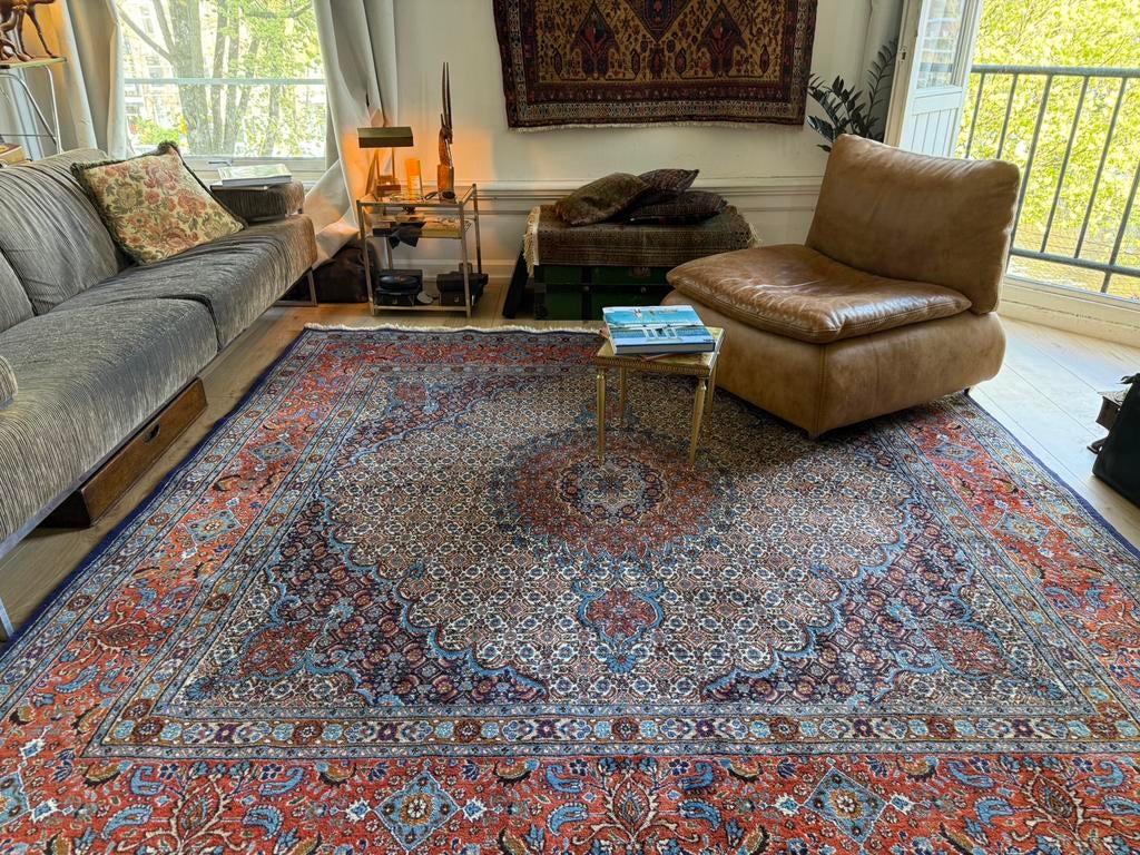 Handgeknoopt Perzisch Moud tapijt vierkant  253 x 246 cm