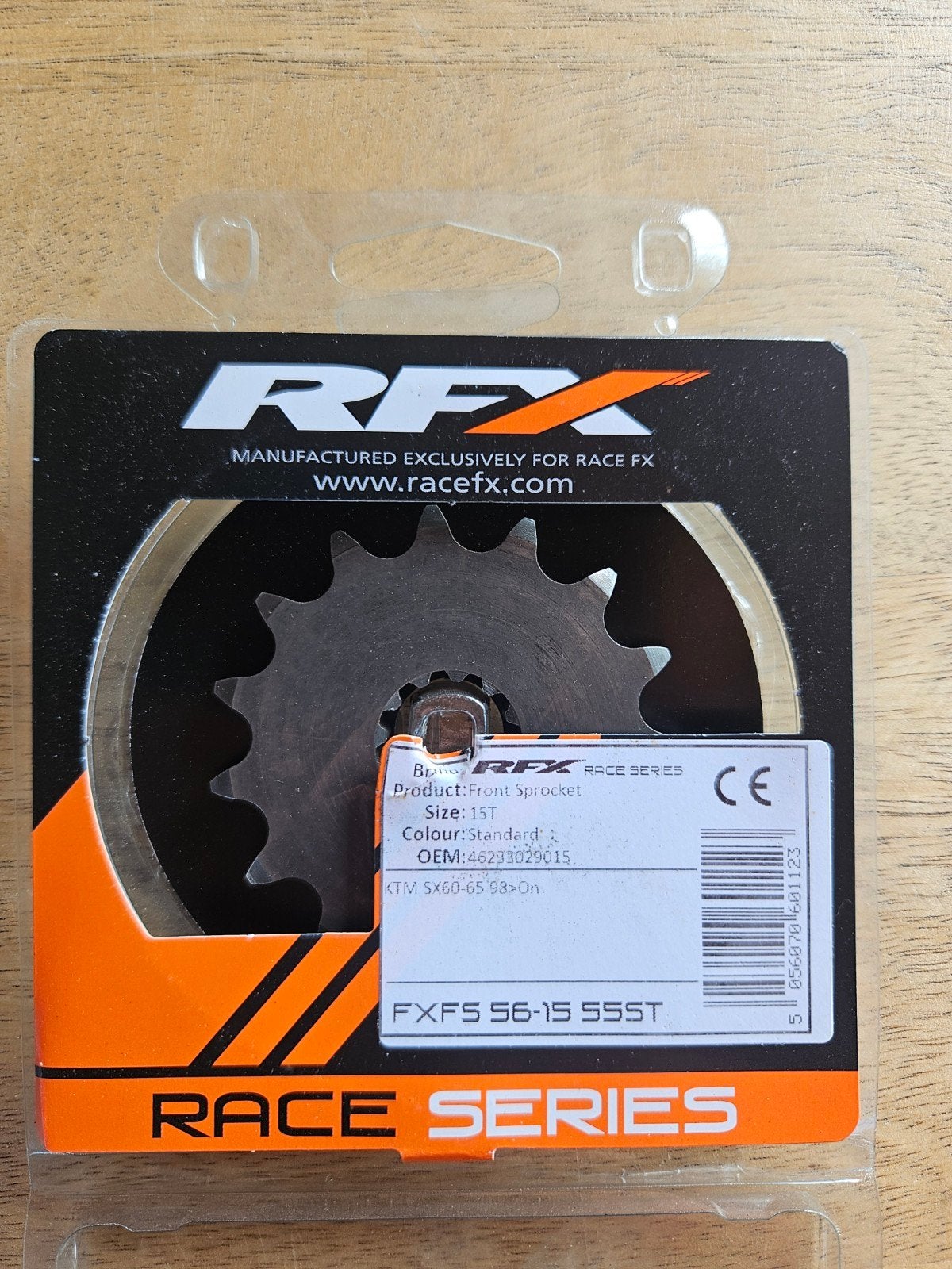 Sx65-60 RFX pro serie voortandwiel 15t, Ophalen of Verzenden, Nieuw