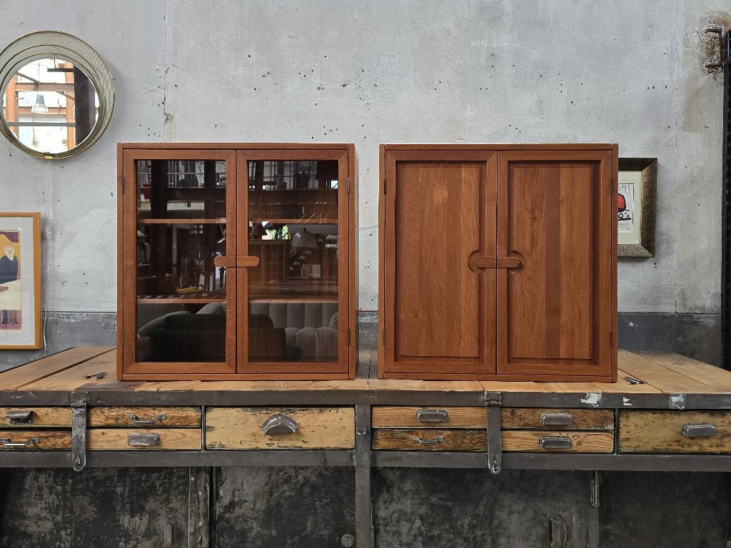 1x Deens Design Hangkast | Teak Wandmeubel Nisse & Gehl
