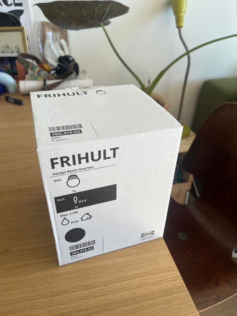 IKEA FRIHULT plafondlamp, Ophalen of Verzenden, Nieuw, Metaal