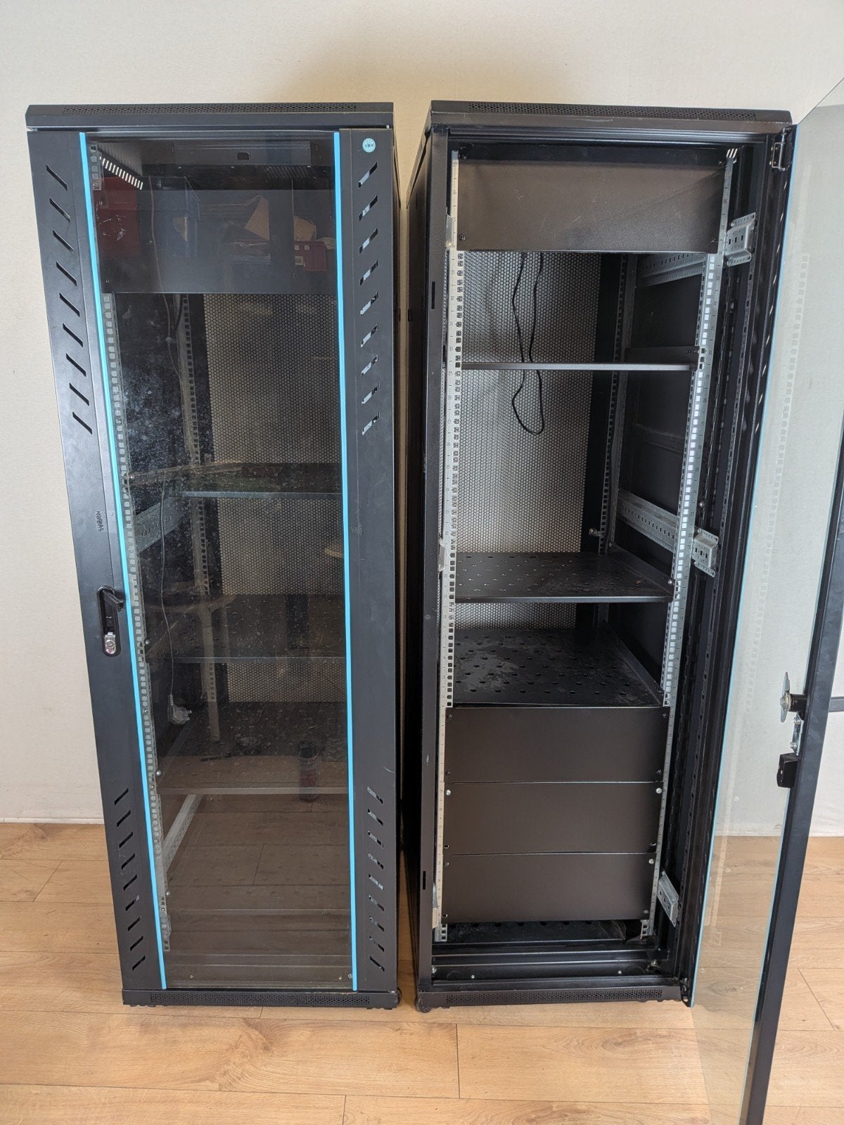 2x Professionele 19 Inch Serverkast / Netwerkkast – 185 cm, Computers en Software, Ophalen of Verzenden, Onbekend, Niet van toepassing
