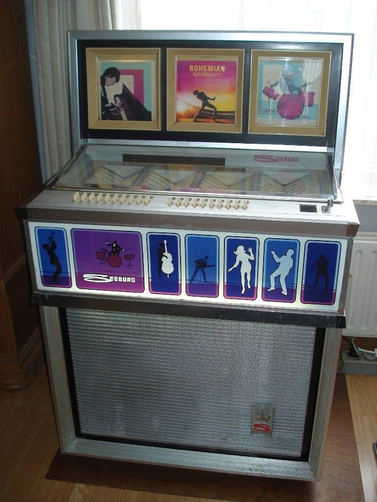 Jukebox Seeburg Phonojet S100 Compleet inc Singels uit 1967, Zo goed als nieuw, 1960 tot 1970, Seeburg, Ophalen