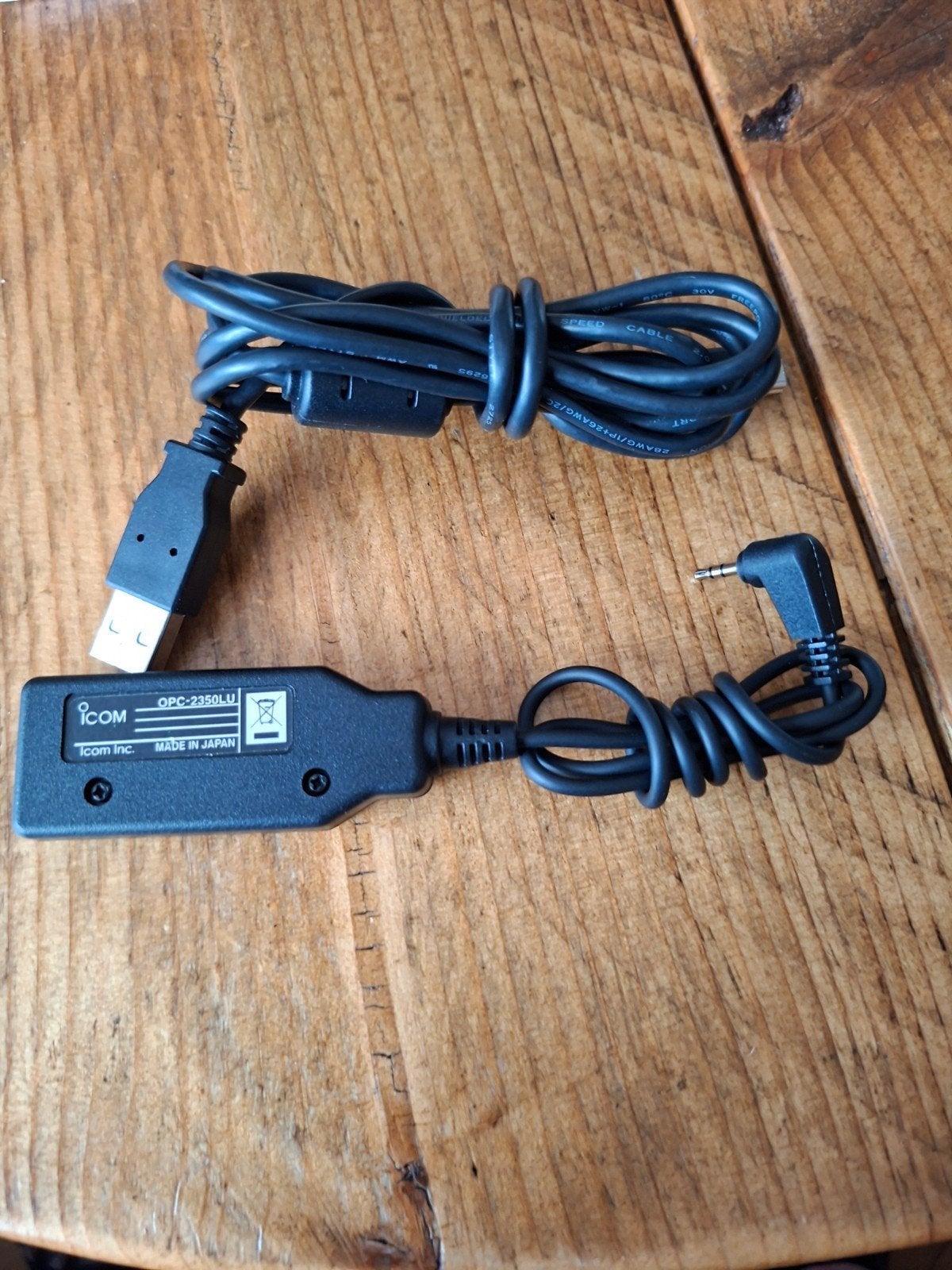 Icom OPC-2350LU Prog.kabel USB, Ophalen of Verzenden, Zo goed als nieuw