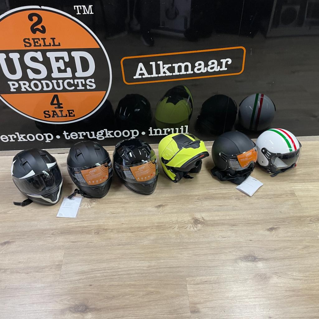 Vinz Scooterhelmen | Diverse Soorten en Maten | Nieuw!/Ongeb, Fietsen en Brommers, Yamaha, Zo goed als nieuw, Support@yamaha.com