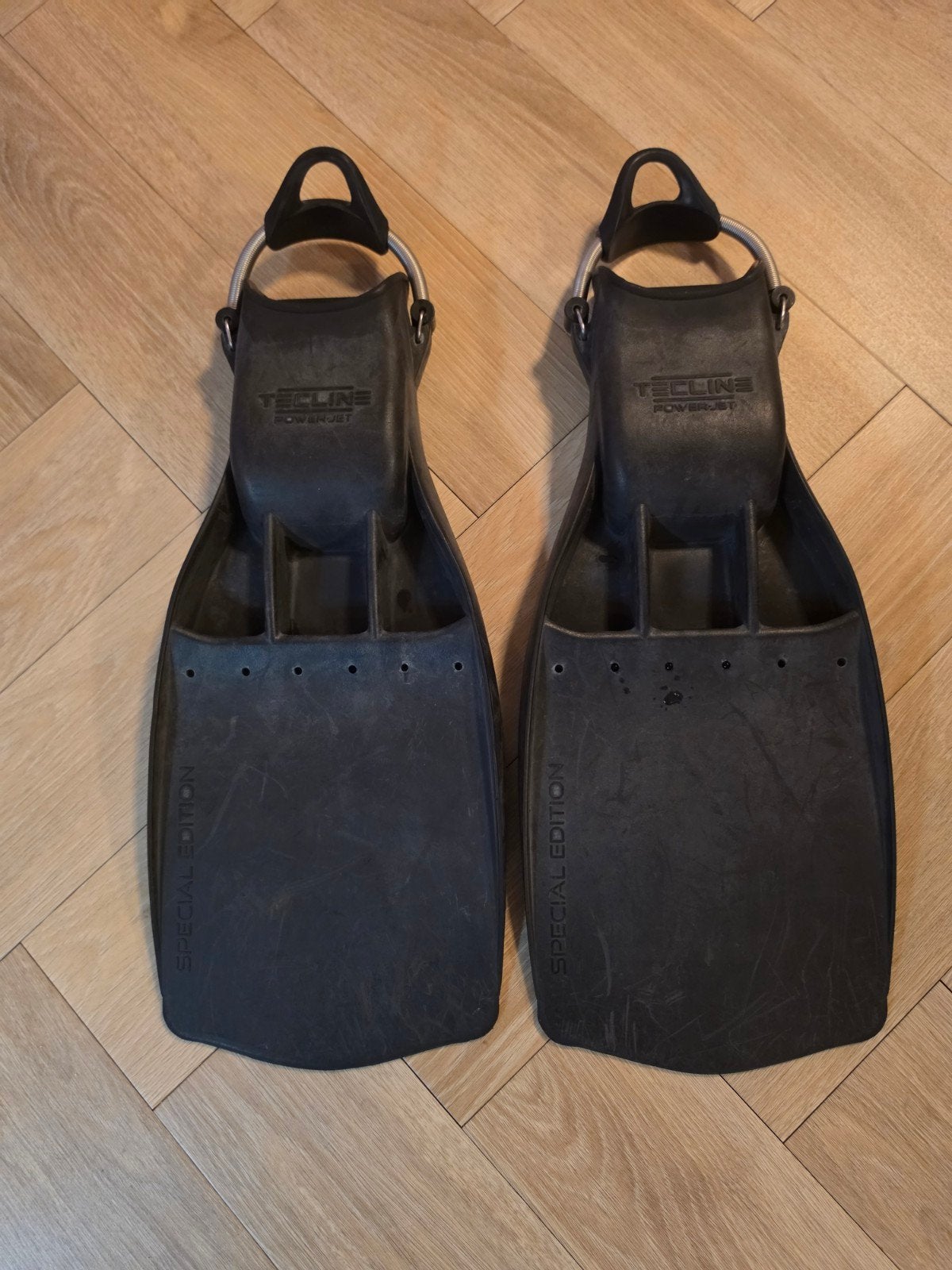 Tecline PowerJet Special Edition duikvinnen L 42–44, Watersport en Boten, Ophalen of Verzenden, Gebruikt, Zwem- of Duikvliezen