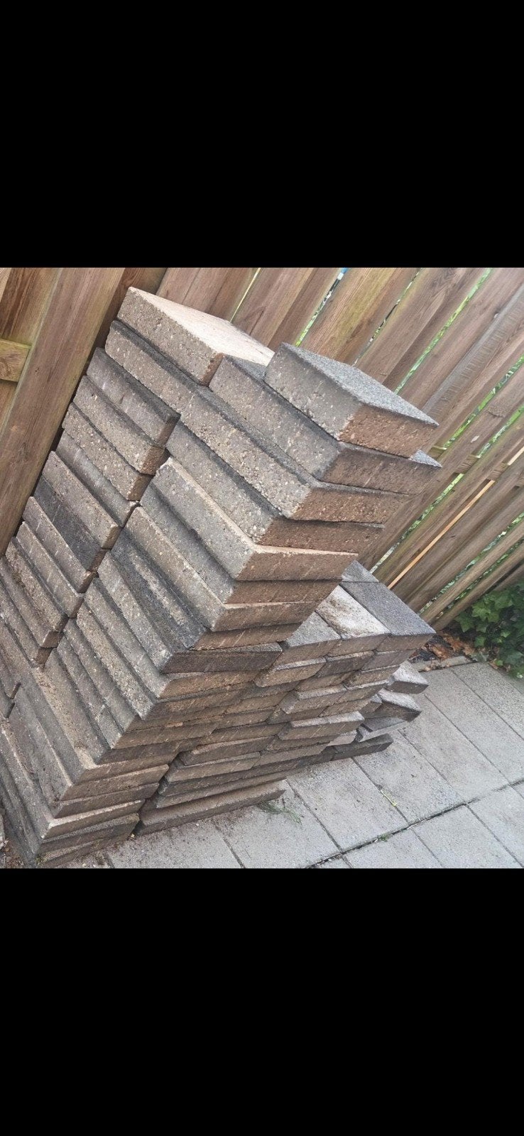 Gratis antraciet betontegels 8m2, diverse maten 6cm dik, Ophalen of Verzenden