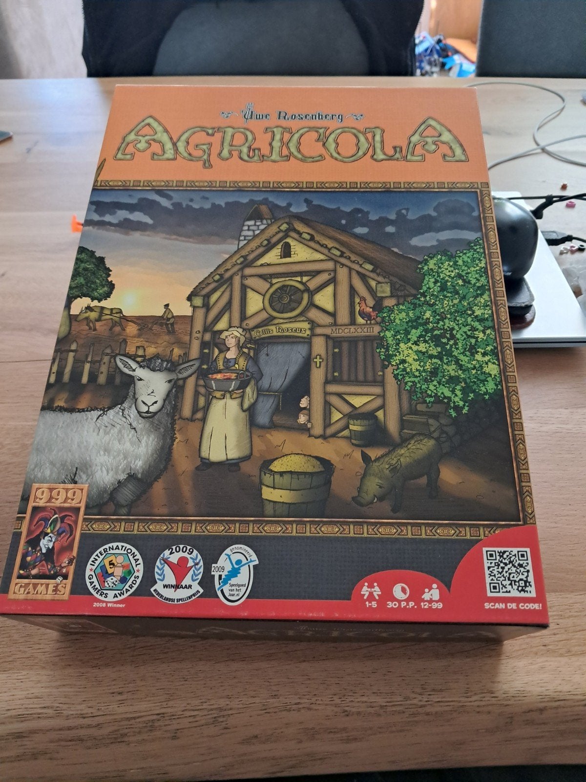 Agricola zgan, Ophalen of Verzenden, Zo goed als nieuw, 999 Games