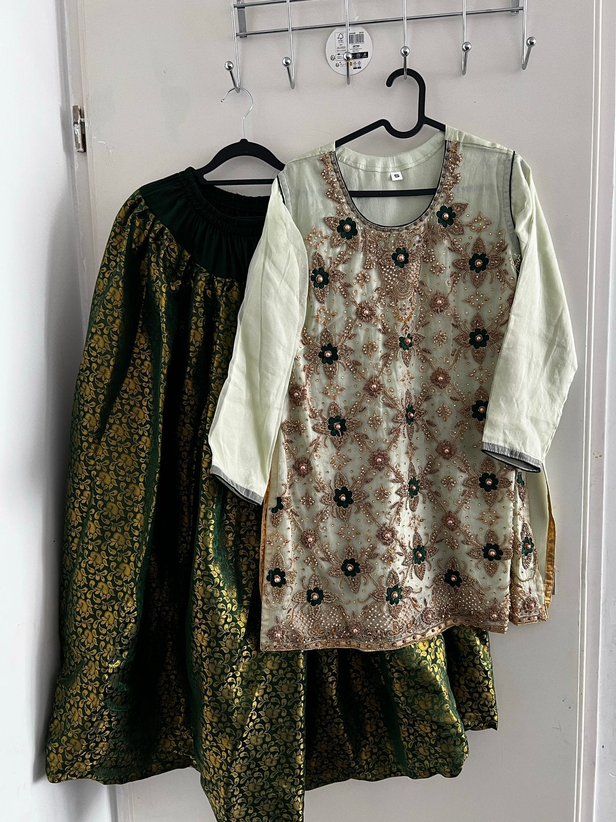 Prachtige Indiase/Pakistaanse jurk - Maat S, Kleding | Dames, Gelegenheidskleding, Ophalen, Overige typen, Zo goed als nieuw, Maat 36 (S)