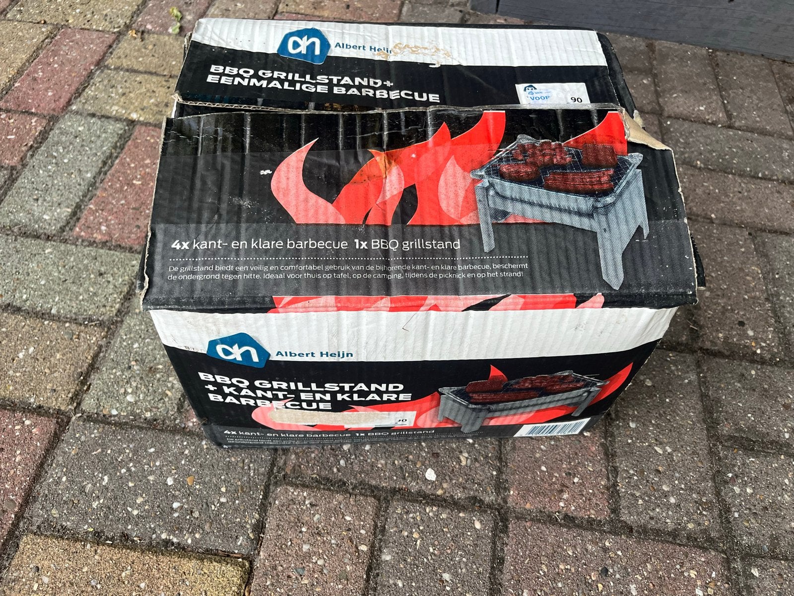Albert Heijn BBQ Grillstand + 4 x  Barbecue. Nu 10,-, Ophalen of Verzenden, Nieuw