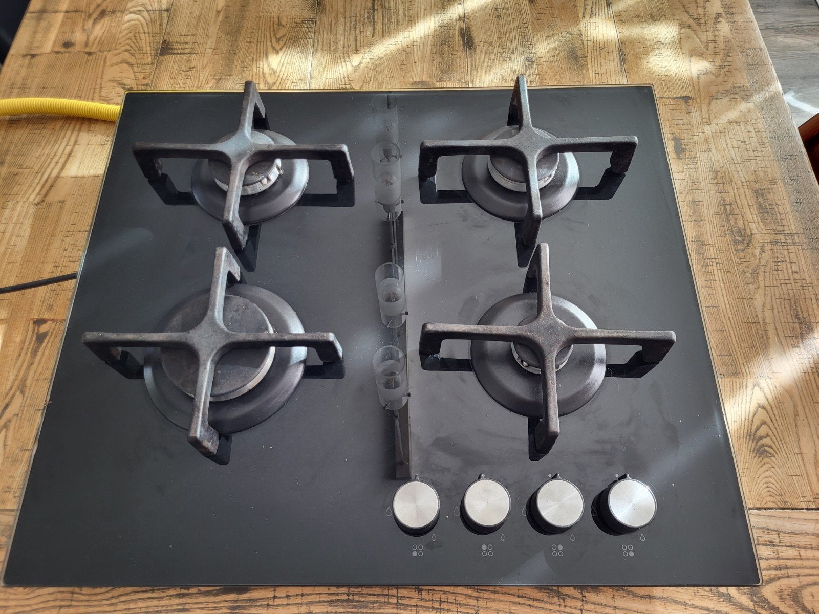 IKEA HBG L00 B Gasfornuis kookplaat - 4 Kookzones, Ophalen, Gebruikt, 4 kookzones, Inbouw