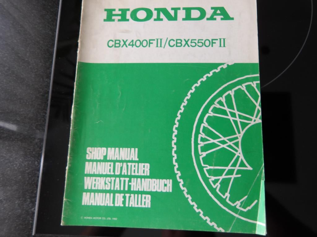 HONDA werkplaatshandboek addendum CBX400F2 CBX550F2 1982, Verzenden, Honda