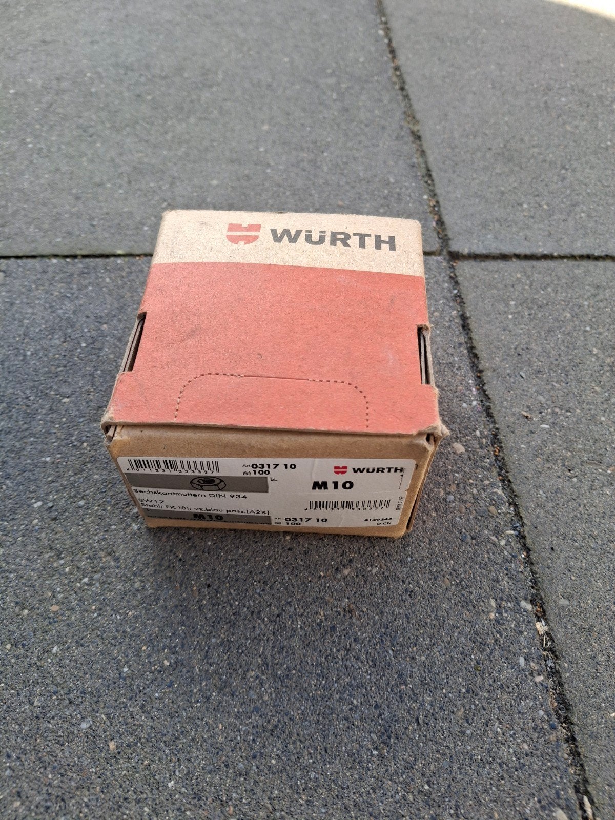 Wurth moeren, Ophalen, Bouten of Moeren