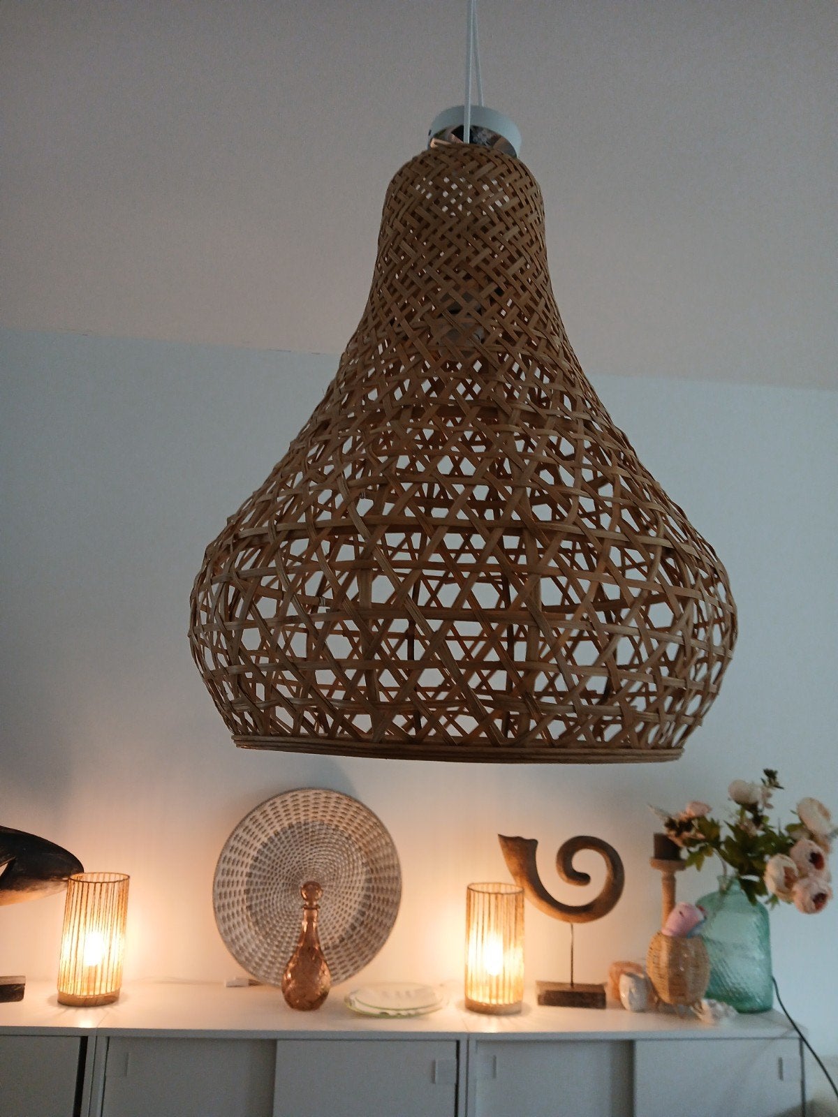 Mooie lamp, lampenkap, hanglamp. Zgan, Ophalen of Verzenden, Zo goed als nieuw
