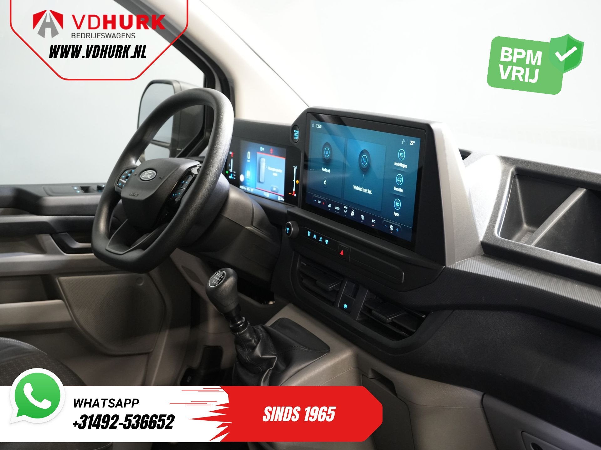 Ford Transit Custom 2.0 TDCI L2 Trend Carplay/ Camera/ Clima, Voorwielaandrijving, Stof, Gebruikt, 1836 kg
