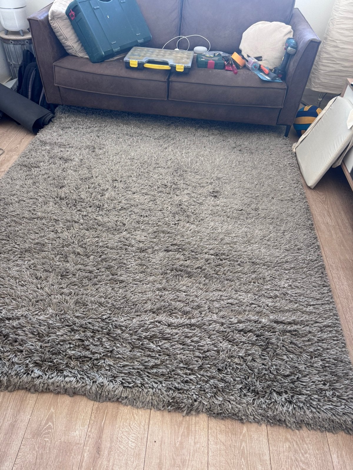 Beige GÄSER Ikea vloerkleed, Ophalen, Beige, 150 tot 200 cm, 200 cm of meer