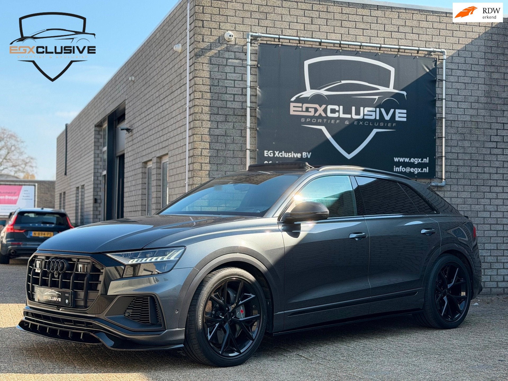 Audi SQ8 4.0 TDI Quattro Ceramic/Pano/B&O3D/HUD/4WSturing, Auto's, Dealer onderhouden, 435 pk, Gebruikt, Leder