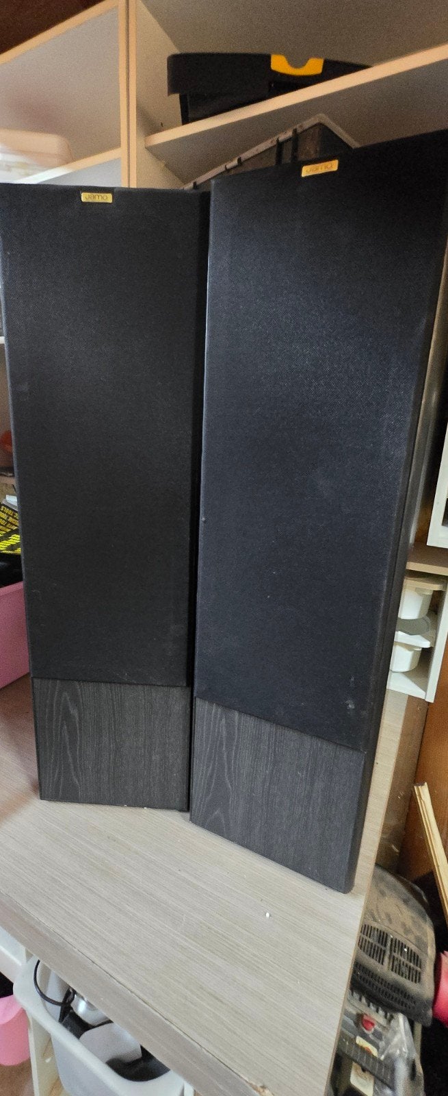 Jamo Cornet 70 IV Vloerstaande Luidsprekers - Zwart, Ophalen, Vloerstaande luidspreker, Gebruikt, 60 tot 120 watt
