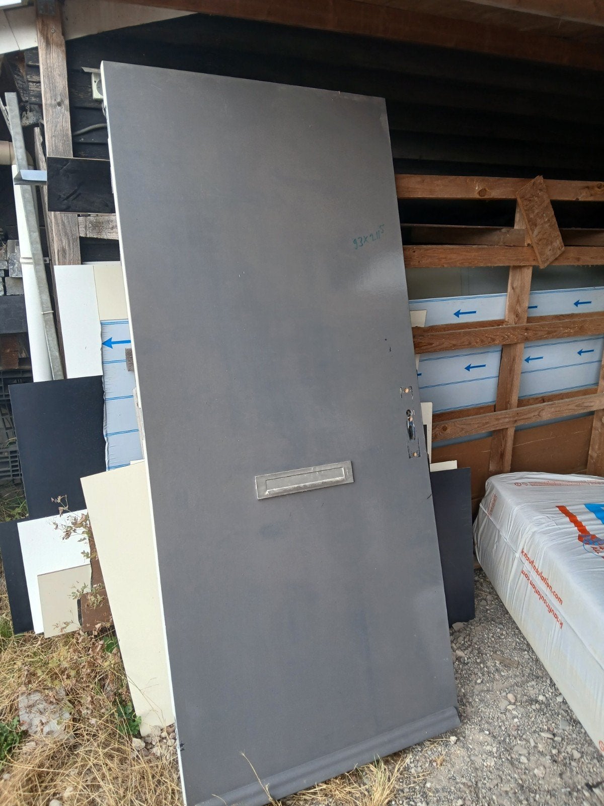 te koop voordeur, Ophalen of Verzenden, Buitendeur, 200 tot 215 cm
