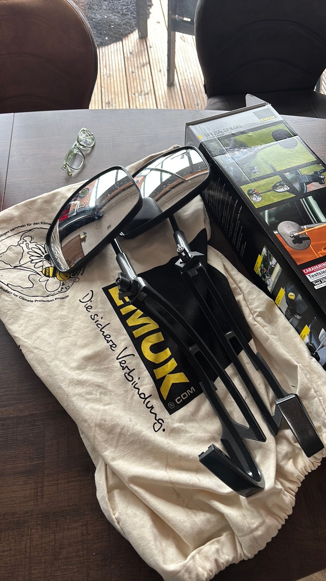Te koop caravanspiegels voor nissan xtrail, Ophalen, Zo goed als nieuw