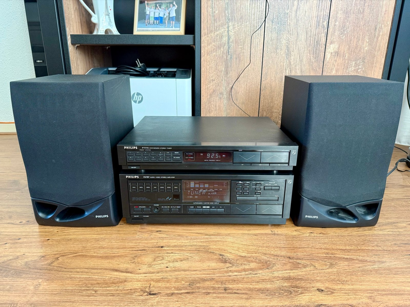 Philips Stereo Set: Versterker, Tuner en Luidsprekers, Audio, Tv en Foto, Ophalen, Philips, Gebruikt, Losse componenten