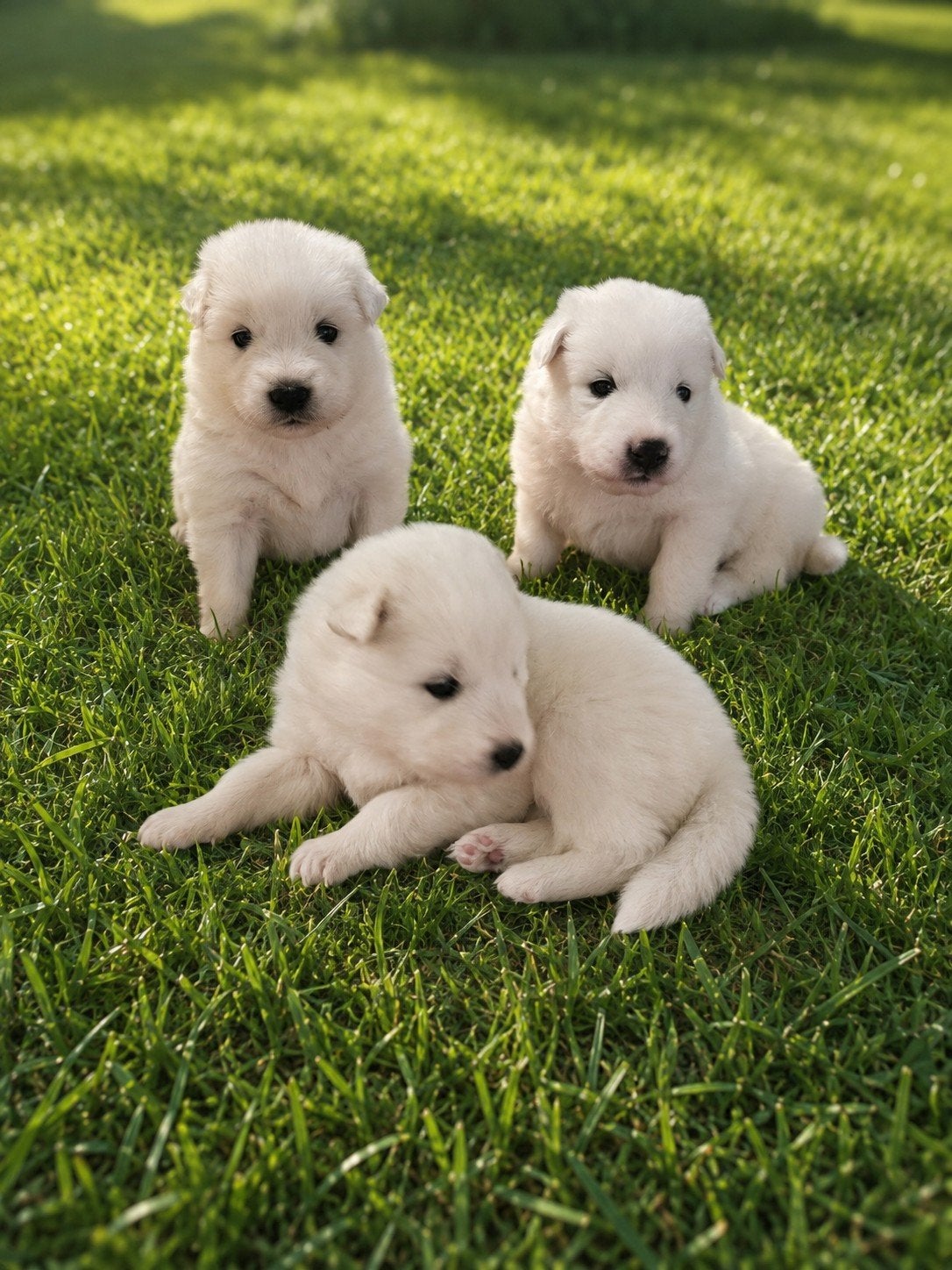 pups samojeed x, 8 tot 15 weken, Poolhond, Meerdere, Meerdere dieren