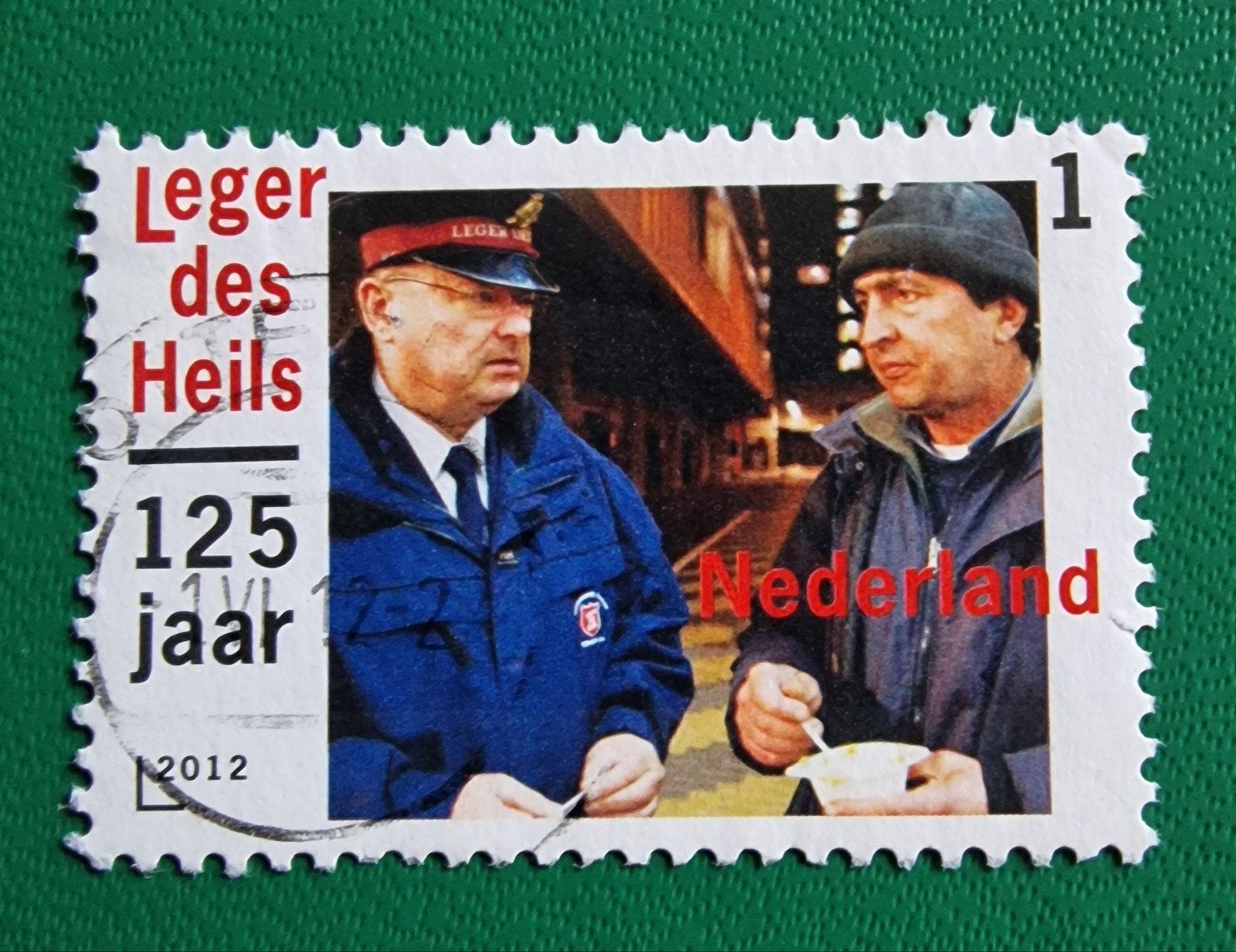 kv690 Postzegel Leger des Heils 125 jaar - Nederland 2012, Ophalen of Verzenden, Na 1940, Gestempeld