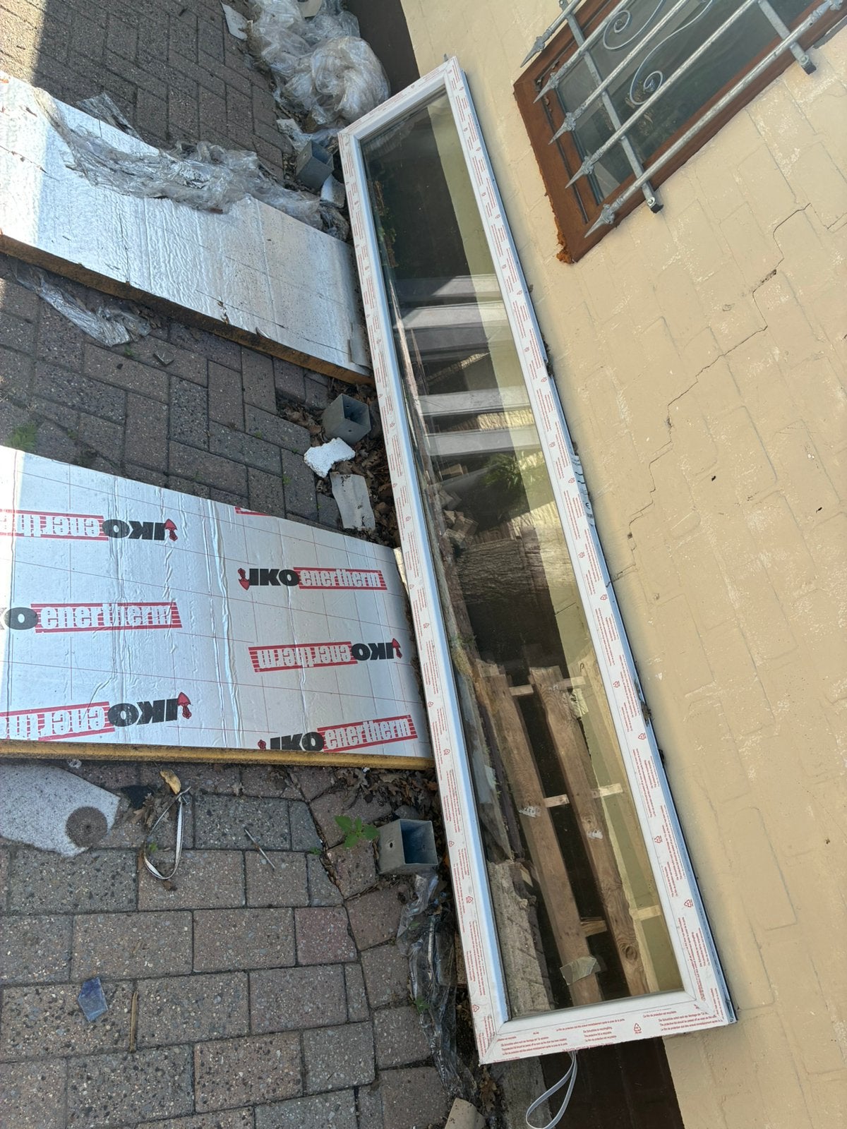 1 nieuwe Aluplast PVC kozijn met HR++ glas, Doe-het-zelf en Verbouw, Kozijnen en Schuifpuien, Ophalen, Kunststof, Minder dan 75 cm