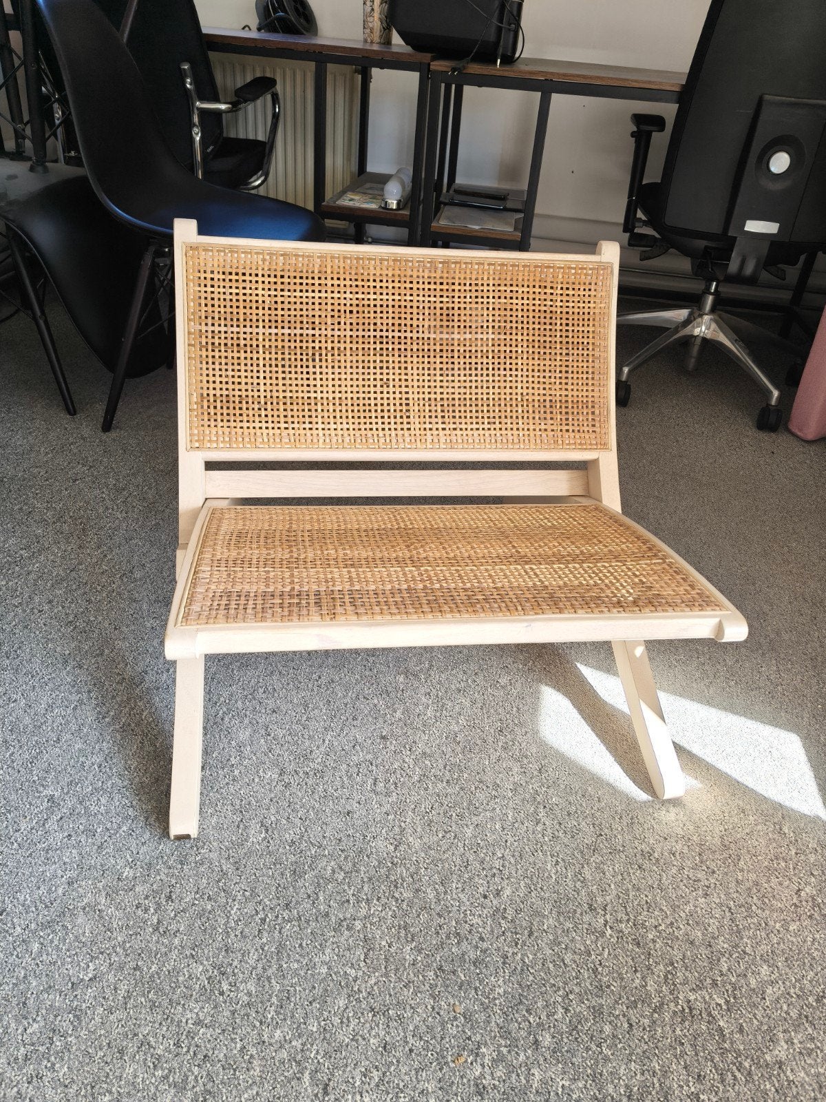 Nieuwe Kwantum rotan stoel - nooit gebruikt, Ophalen, Overige kleuren, Bohemian, Scandinavisch, Nieuw