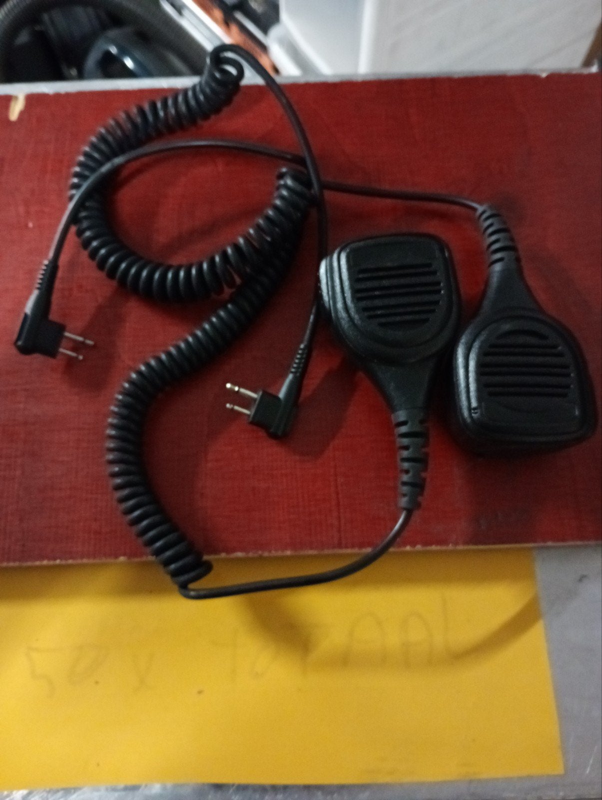Handmicrofoon voor Motorola CP040/DP1400 (2-pins), Telecommunicatie, Ophalen of Verzenden, Nieuw, Toebehoren, Met broekklem