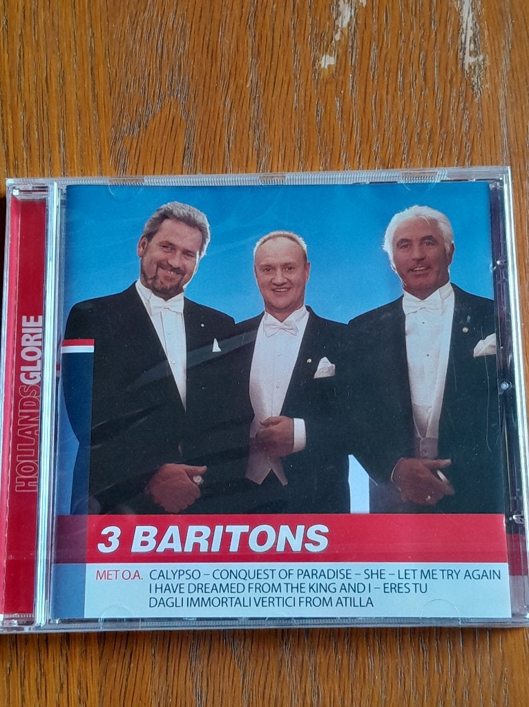 Hollands glorie 3 baritons cd nieuw, Cd's en Dvd's, Ophalen of Verzenden, Barok, Nieuw in verpakking, Overige typen